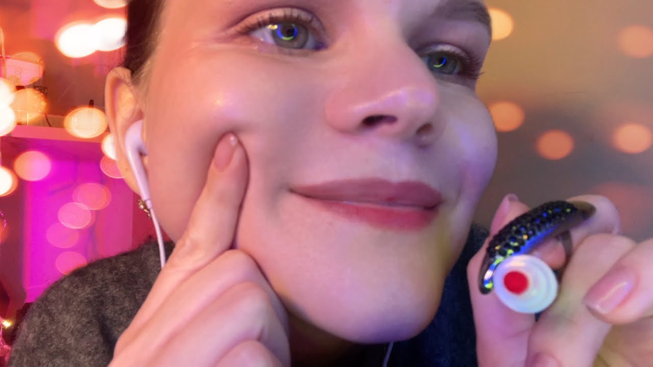 Asmr { Inaudible with UpClose face Tracing } ^ Anticipation 