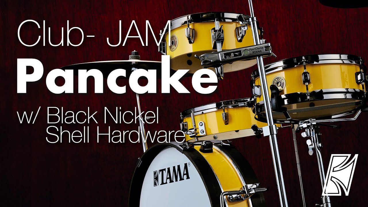 Club-JAM Pancake Drum Kit with Black Nickel Shell Hardware -Limited Product-