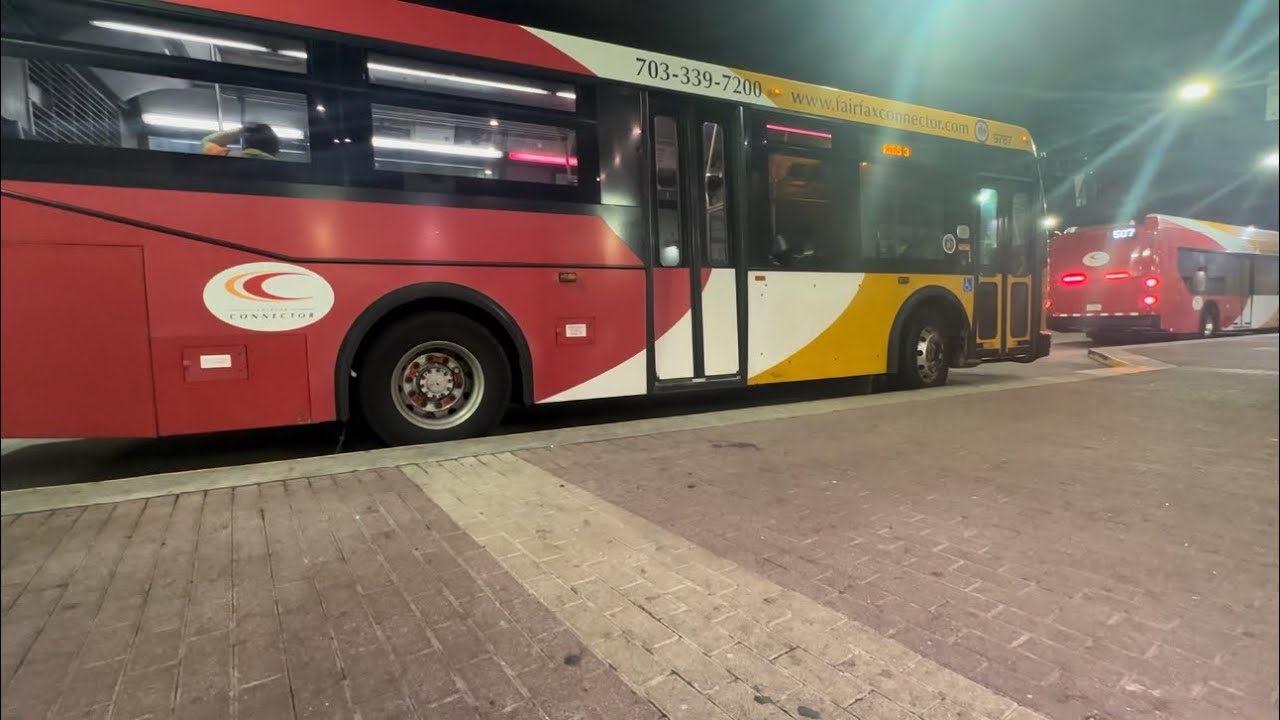 Short ride on a retiring Fairfax Connector 2008 Orion Vii NG 35ft #9787 on route RIBS 3