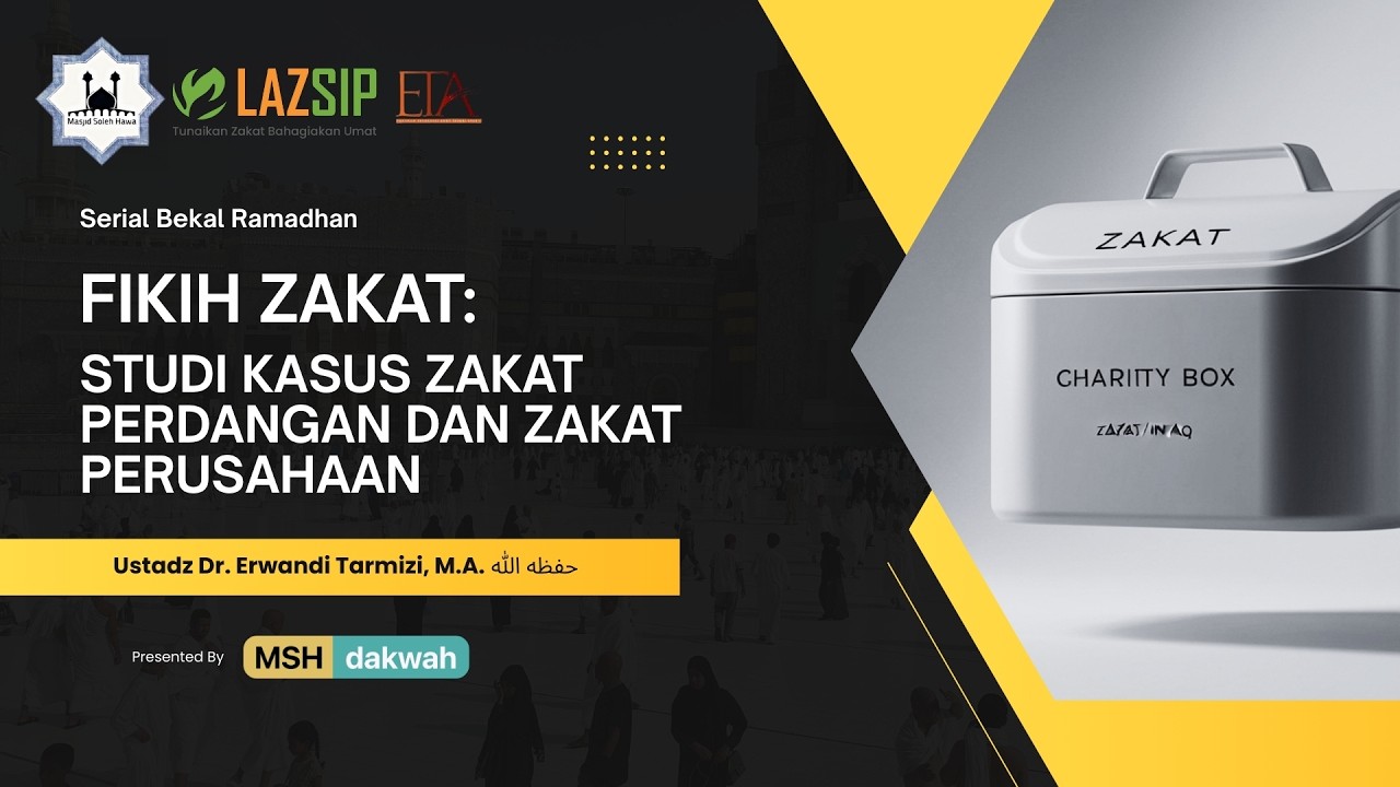 🔴[LIVE] Ustadz Dr. Erwandi Tarmizi, M.A. | Fikih Zakat Perdagangan