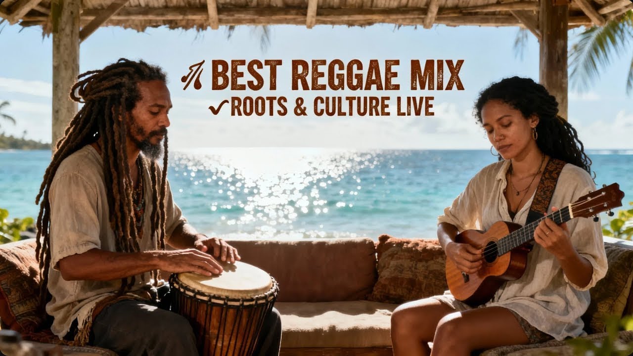 Bob Marley & Gregory Isaacs 🌴 Beach Night Reggae Mix ☀️ Chill Vibes