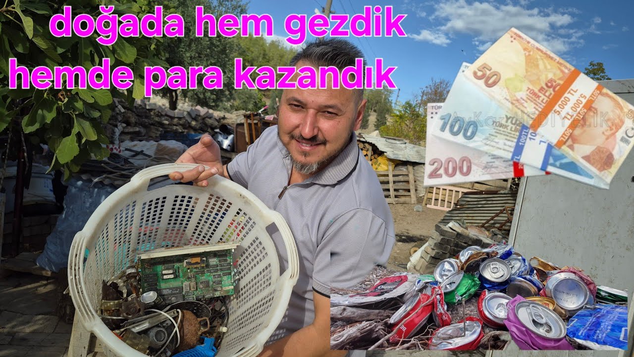 DOĞADA HAZİNE AVI! 💎 KUTU VE METAL TOPLAYARAK PARA KAZANDIK hurda #scrap #gerid&ouml;n&uuml;ş&uuml;m #aluminium 