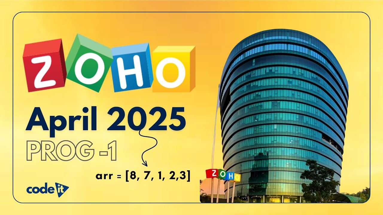 Zoho Round 2 (April 2025) | Second Largest Element in an Array | O(N) Solution Explained | code it