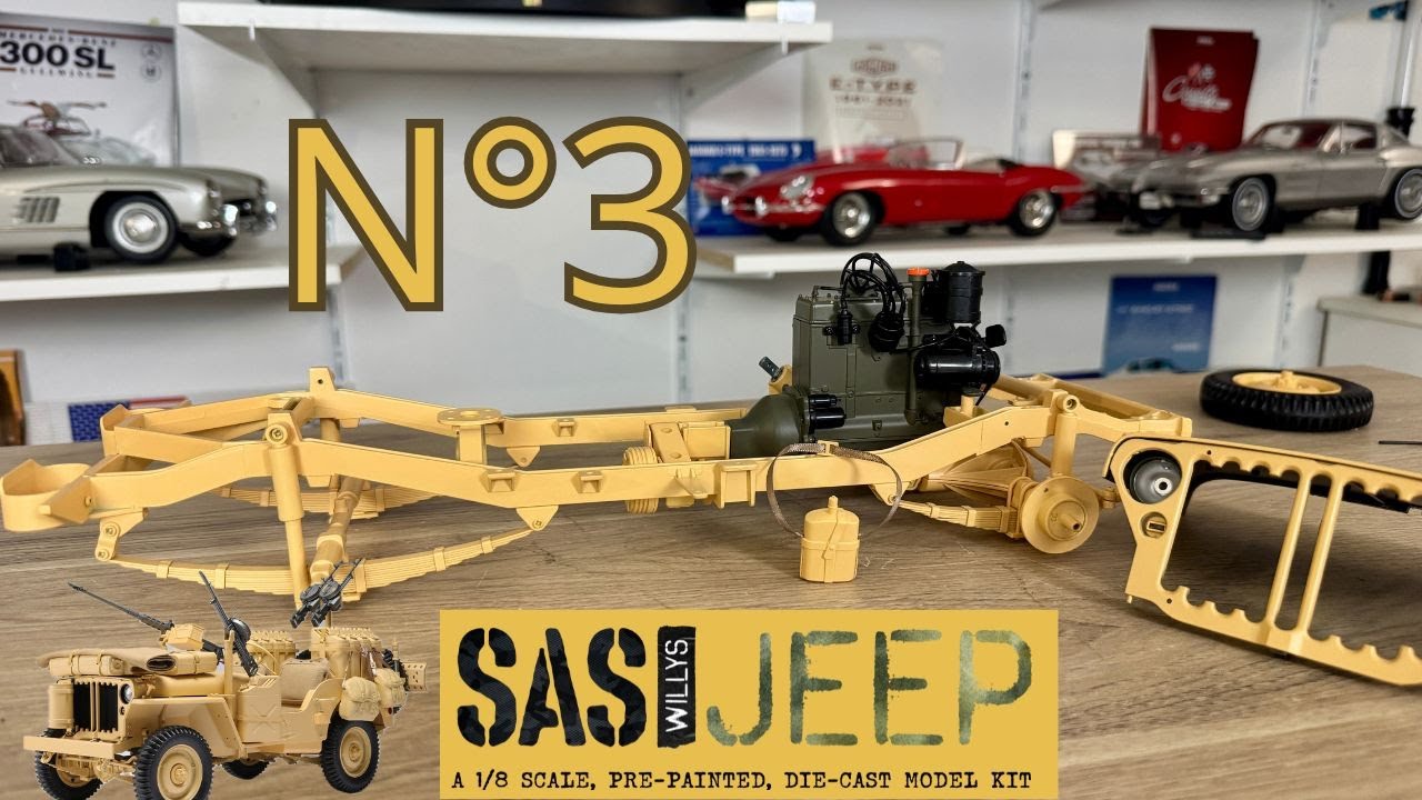 🪖 Agora Models Jeep SAS Pack  : assemblage des suspensions !