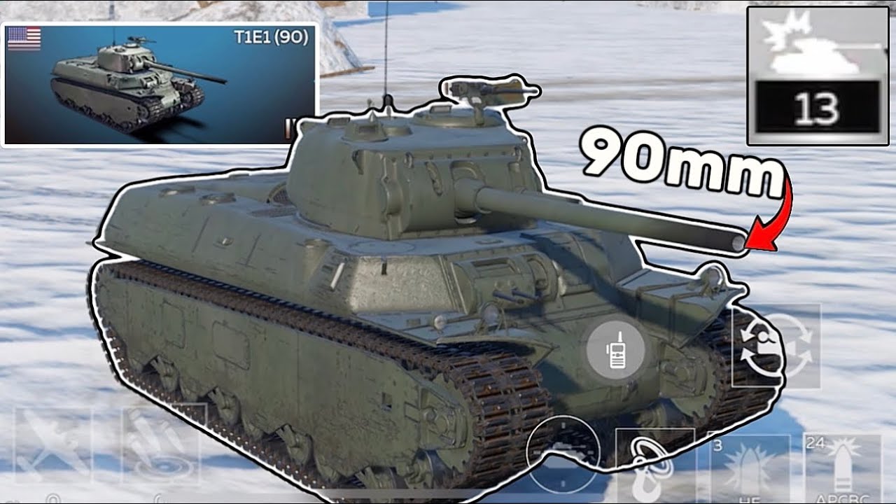 &ldquo;One Shot One Kill&rdquo; T1E1(90) | War Thunder Mobile