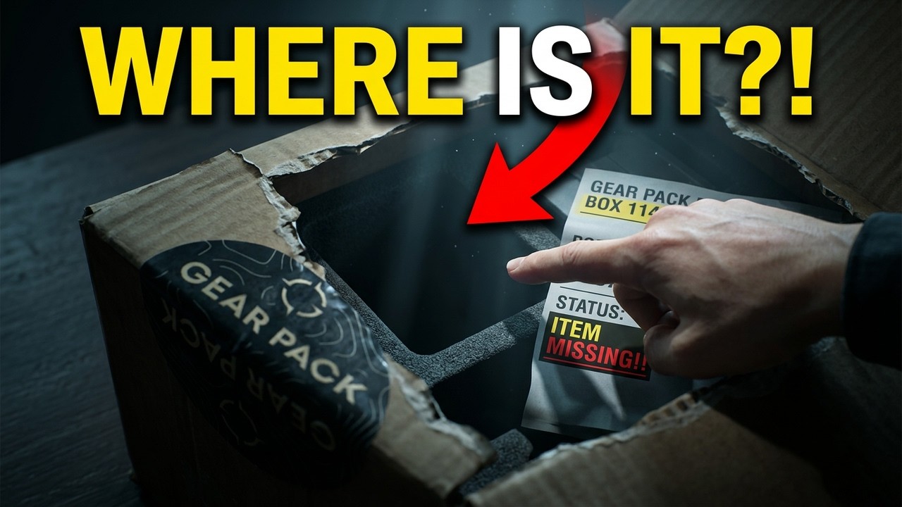 Unboxing Gear Pack Box 114....item is missing!!