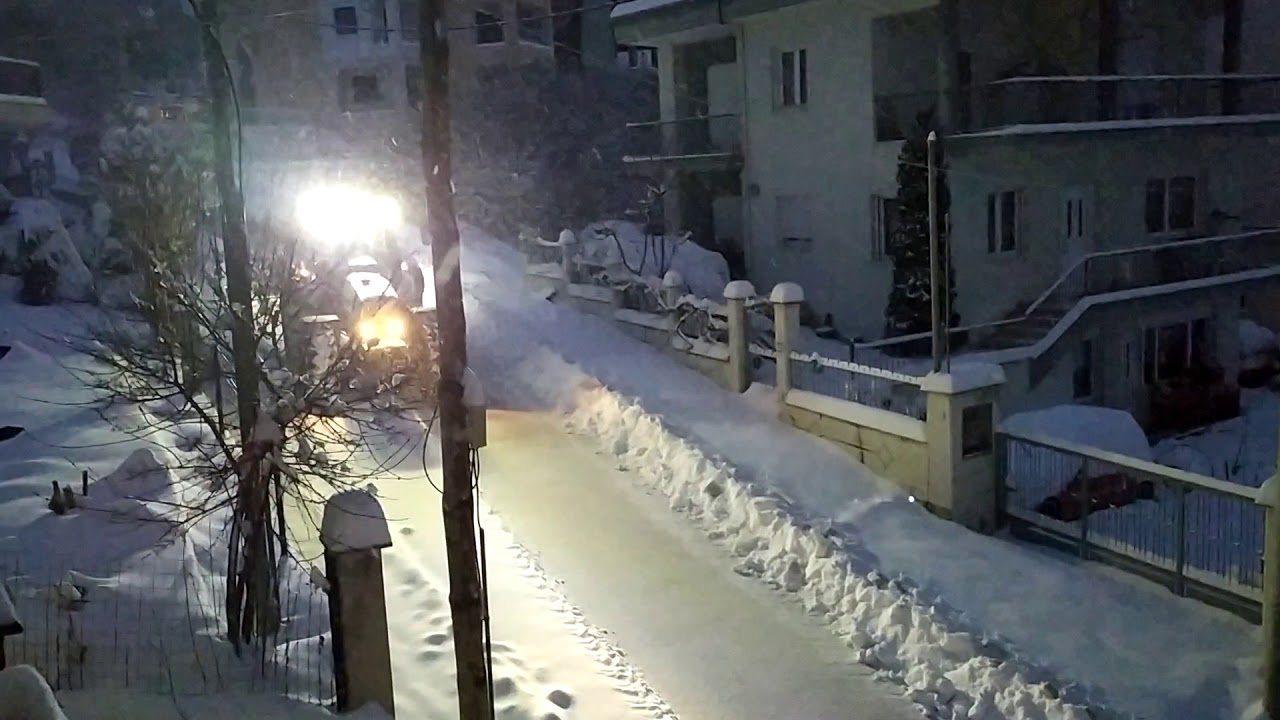 Αποχιονισμός από τον Δήμο Καστοριάς