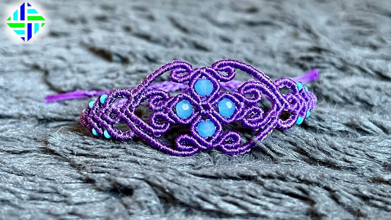 Macrame Tutorial | DIY Macrame Bracelet022 | 手绳 | 编绳教程