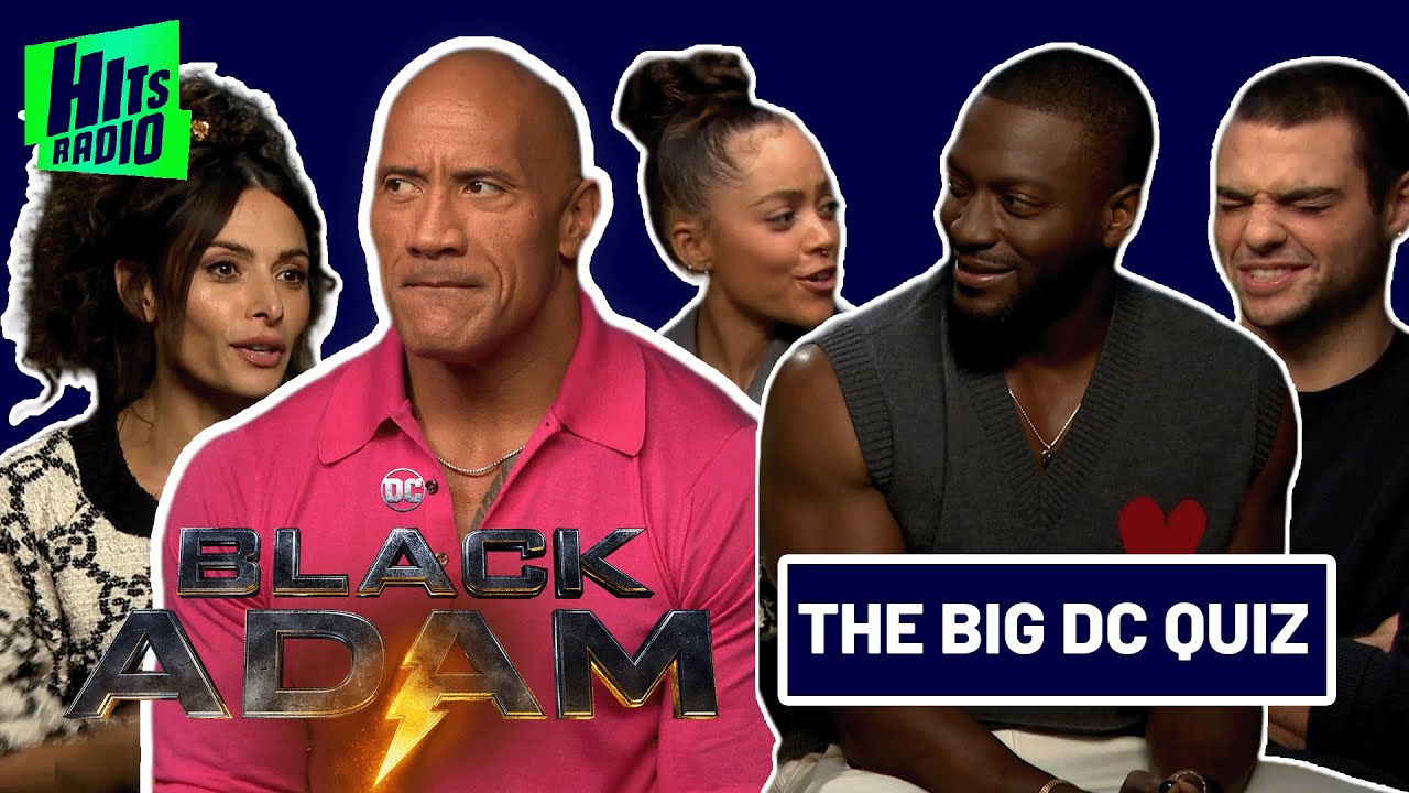 'My Weakness Is Women & DC = Dwayne Johnson Comics 😂!' Cast Of Black Adam Take the Ultimate DC Quiz!