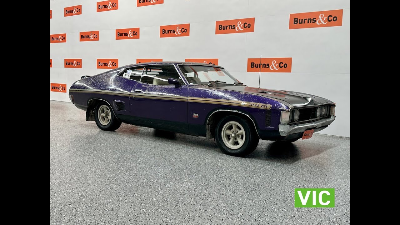 1972 Ford XA GT Wild Violet 351 V8 Manual Coupe