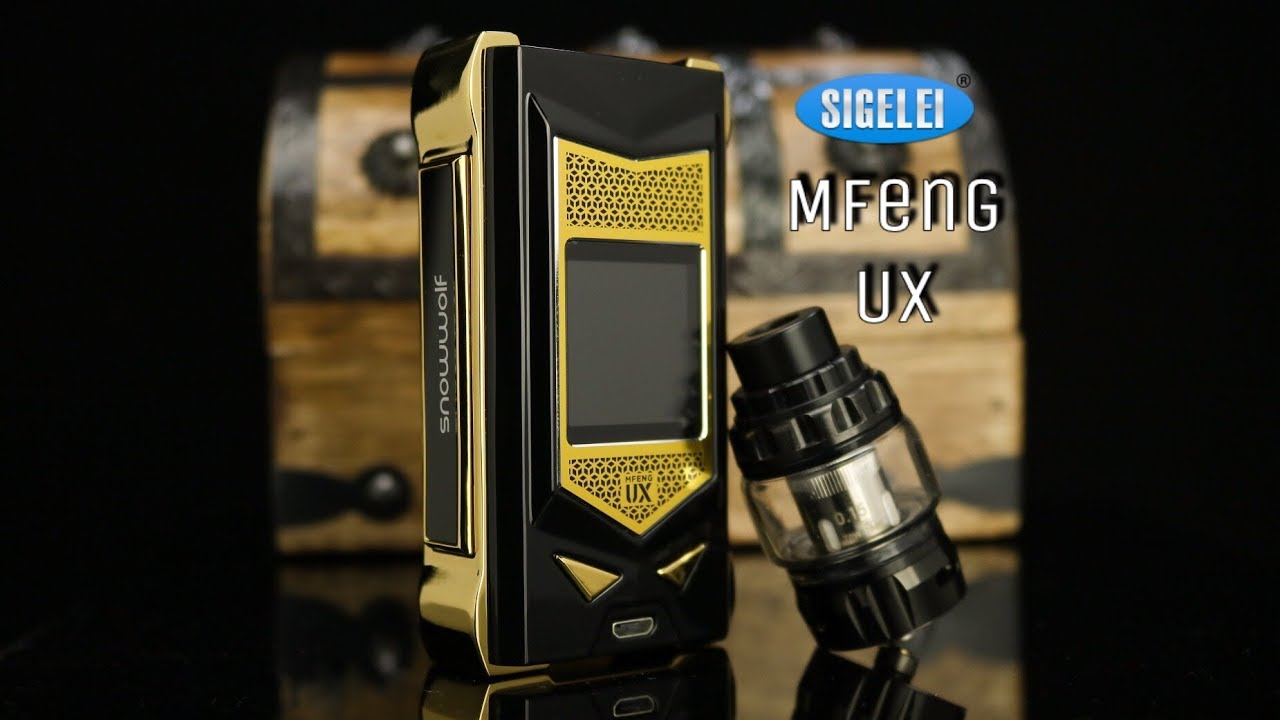 Sigelei SnowWolf Mfeng UX 200W Mod & Wolf Tank Review