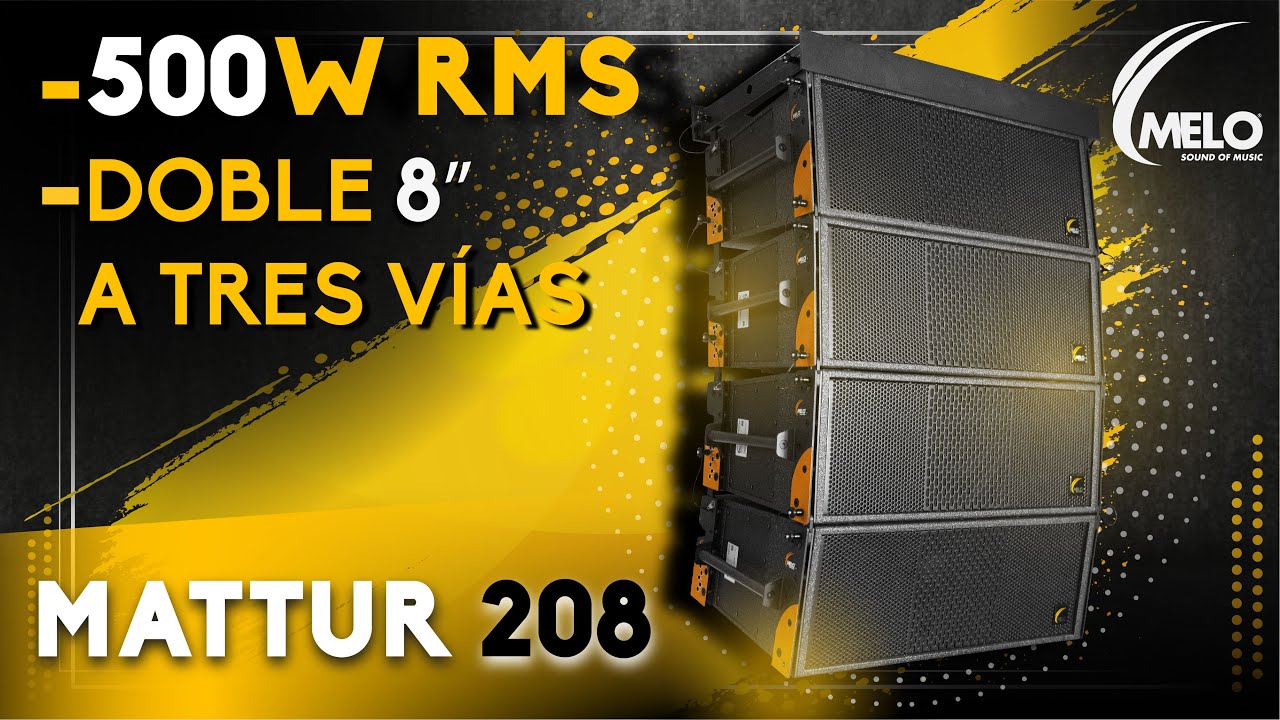 MATTUR 208 - Sistema lineal activo doble 8
