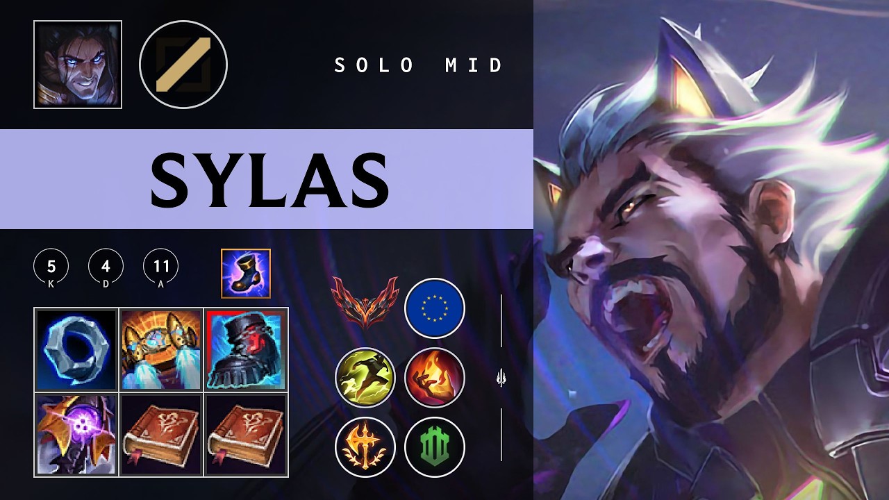 Sylas Mid vs Ahri - EUW Grandmaster Patch 26.03