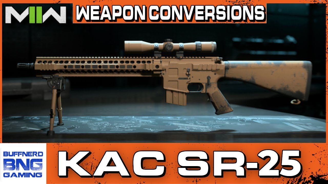 Knights SR-25 Weapon Conversion - Call Of Duty Modern Warfare II