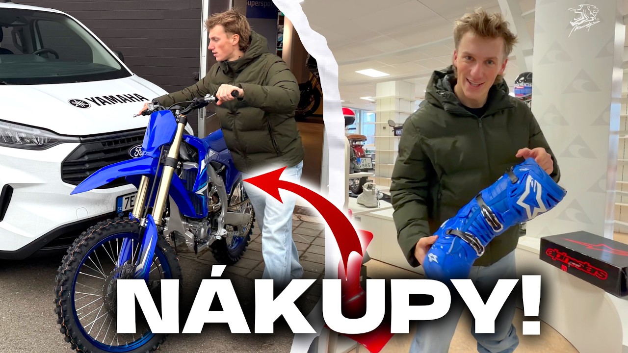 NAKUPUJEME NOVÉ VĚCI NA MOTOKROSOVOU SEZÓNU! 💸🏍️🛍️