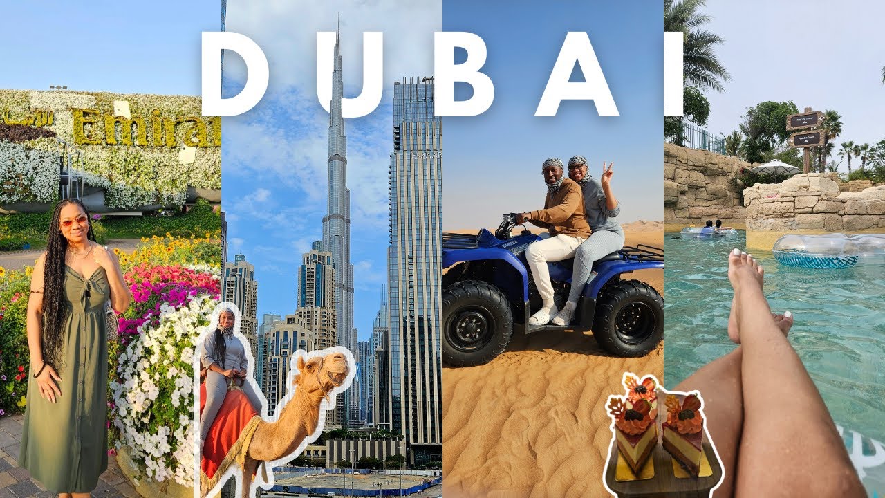 DUBAI VLOG | Getting stranded in Dubai + Miracle Garden + Burj Khalifa+ Desert Safari & more