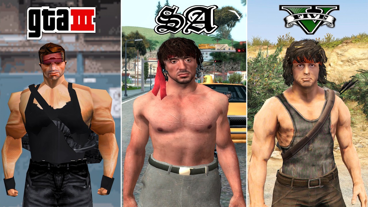 RAMBO in Gta Games