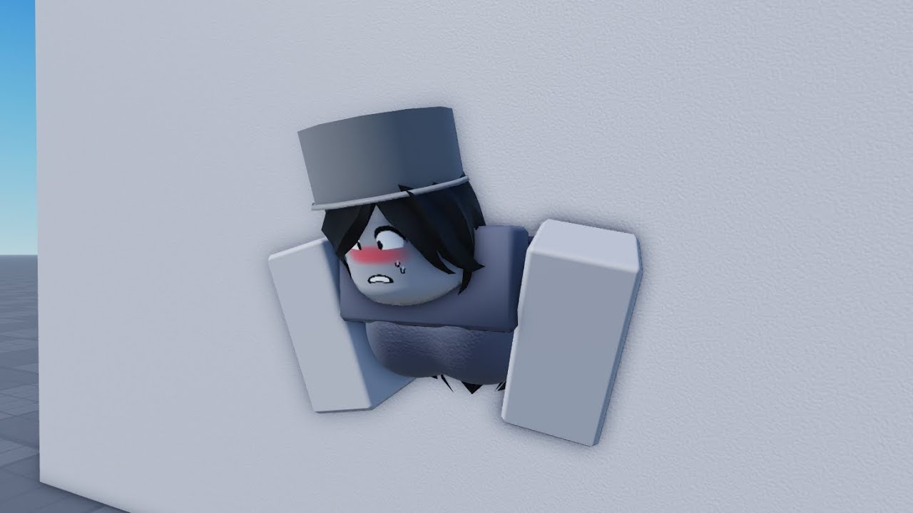Dummy Girl Stuck in the Wall | Roblox animation