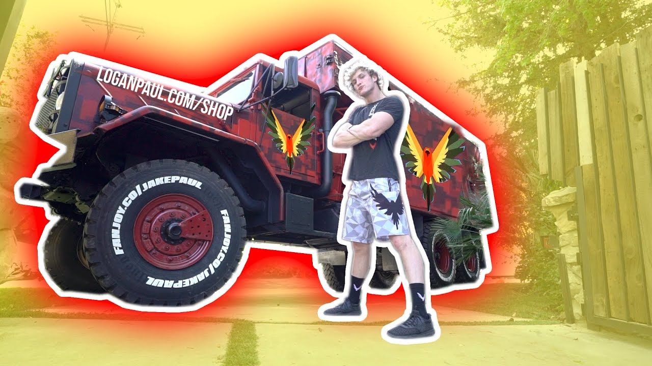 I STOLE JAKE PAUL'S NEW MERCH TRUCK!