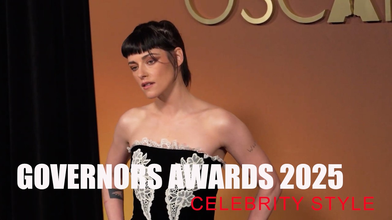 GOVERNORS AWARDS 2025 Red Carpet Style - 4K