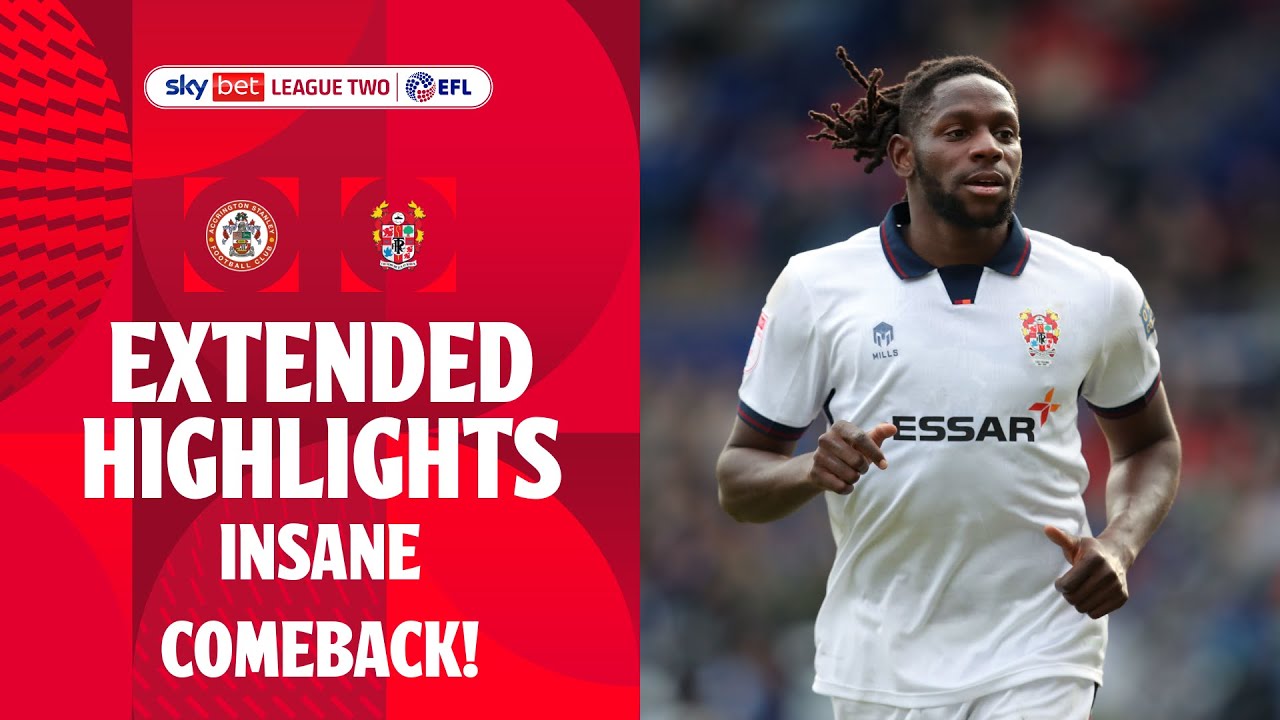 INSANE COMEBACK! | Accrington Stanley v Tranmere Rovers extended highlights