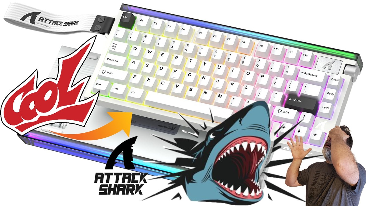 Обзор механической клавиатуры Attack Shark R85HE с магнитными переключателями на эффекте Холла &mdash; LGH