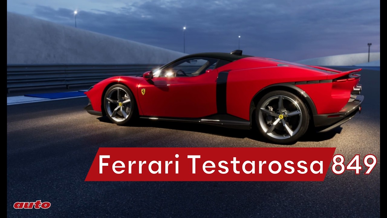 Ferrari Testarossa 849- La nuova ibrida del Cavallino provata in pista!