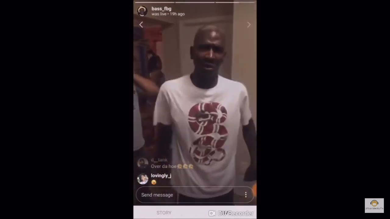 Fbg Bass bout to fight Rich 4 taking his ole lady! Nov 5th 2018