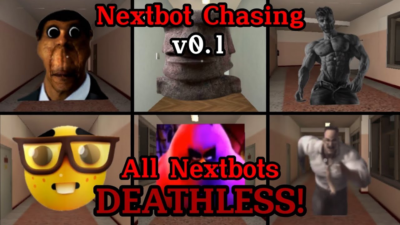 All Nextbots Beaten in v0.1 | Nextbot Chasing #1