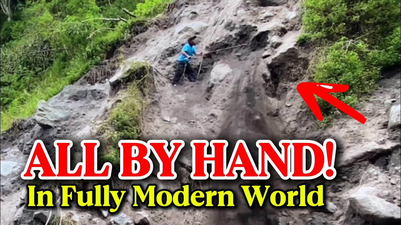 How Sand Is Still Mined by Hand on Dangerous Cliffs