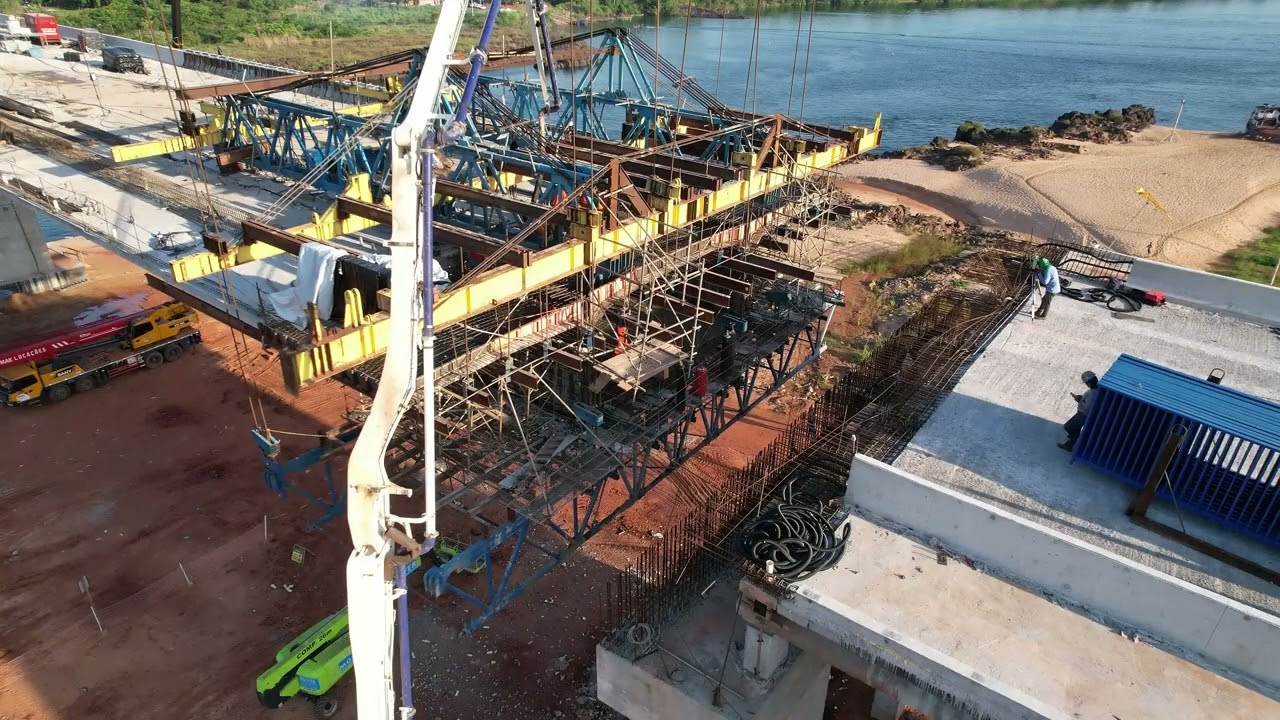 Obras da ponte JK#pontejk #dnit #estreito #riotocantins