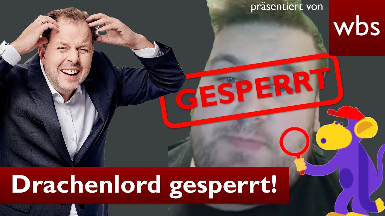 YouTube sperrt Drachenlord! Ist er jetzt besiegt? | Anwalt Christian Solmecke