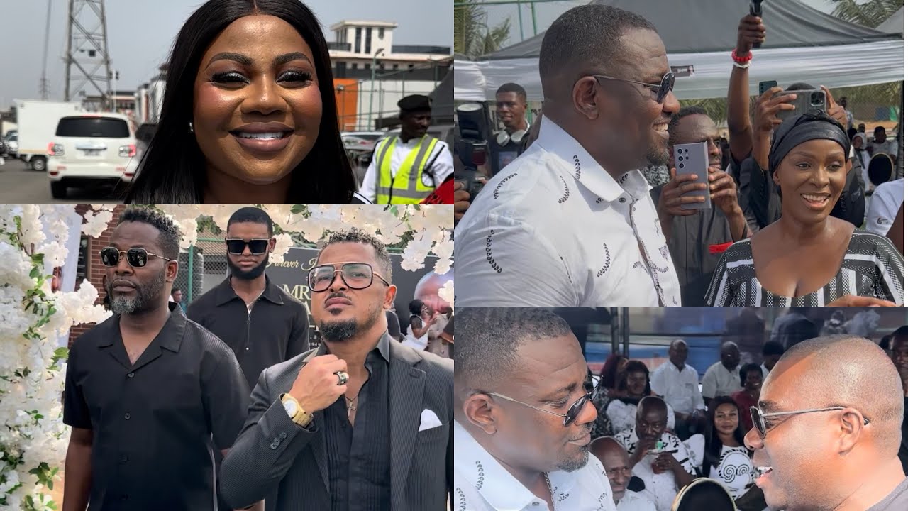 Empress Gifty, Van Vicker, Adjetey Annan, Sammie Awuku, more stars at John Dumelo’s father’s funeral