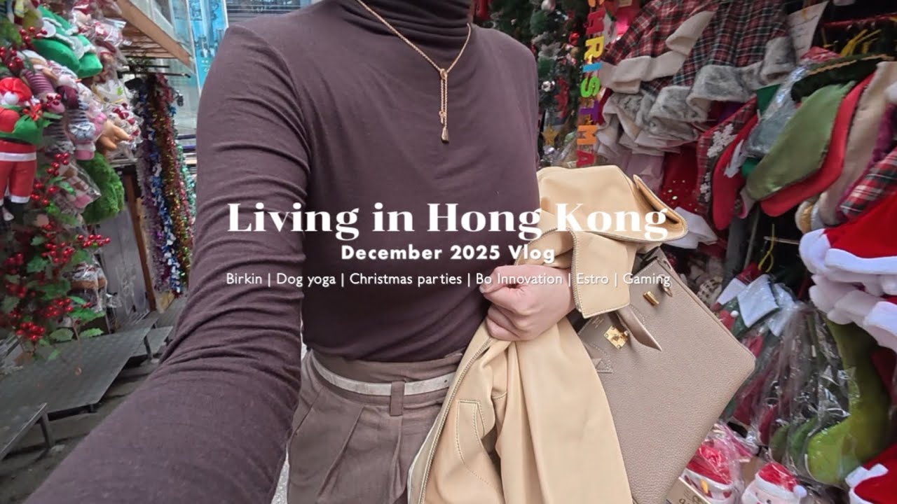 VLOG | My 1st Birkin 👜 Dog yoga, Michelin Christmas lunches, playing JRPGs 🎮 | Dec 2025