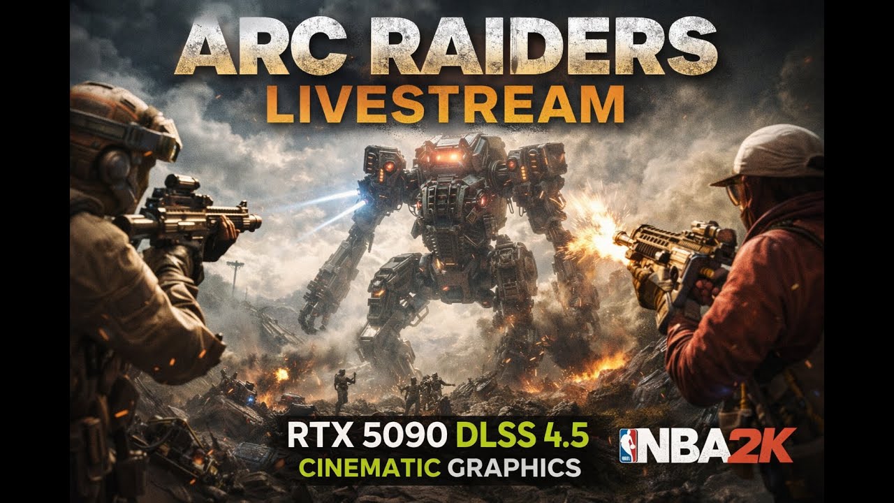 ARC Raiders Livestream 🔥 RTX 5090 | DLSS 4.5 | INSANE Cinematic Graphics Preset