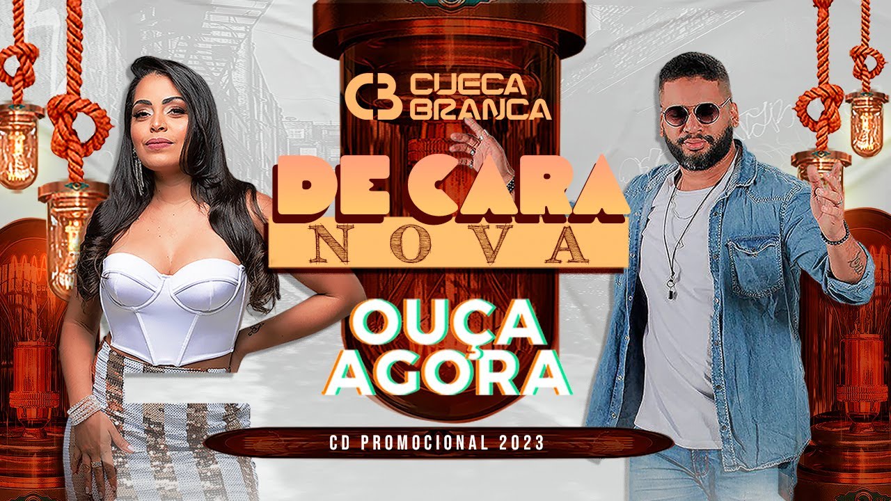 CUECA BRANCA DE CARA NOVA -  CD PROMOCIONAL 2023