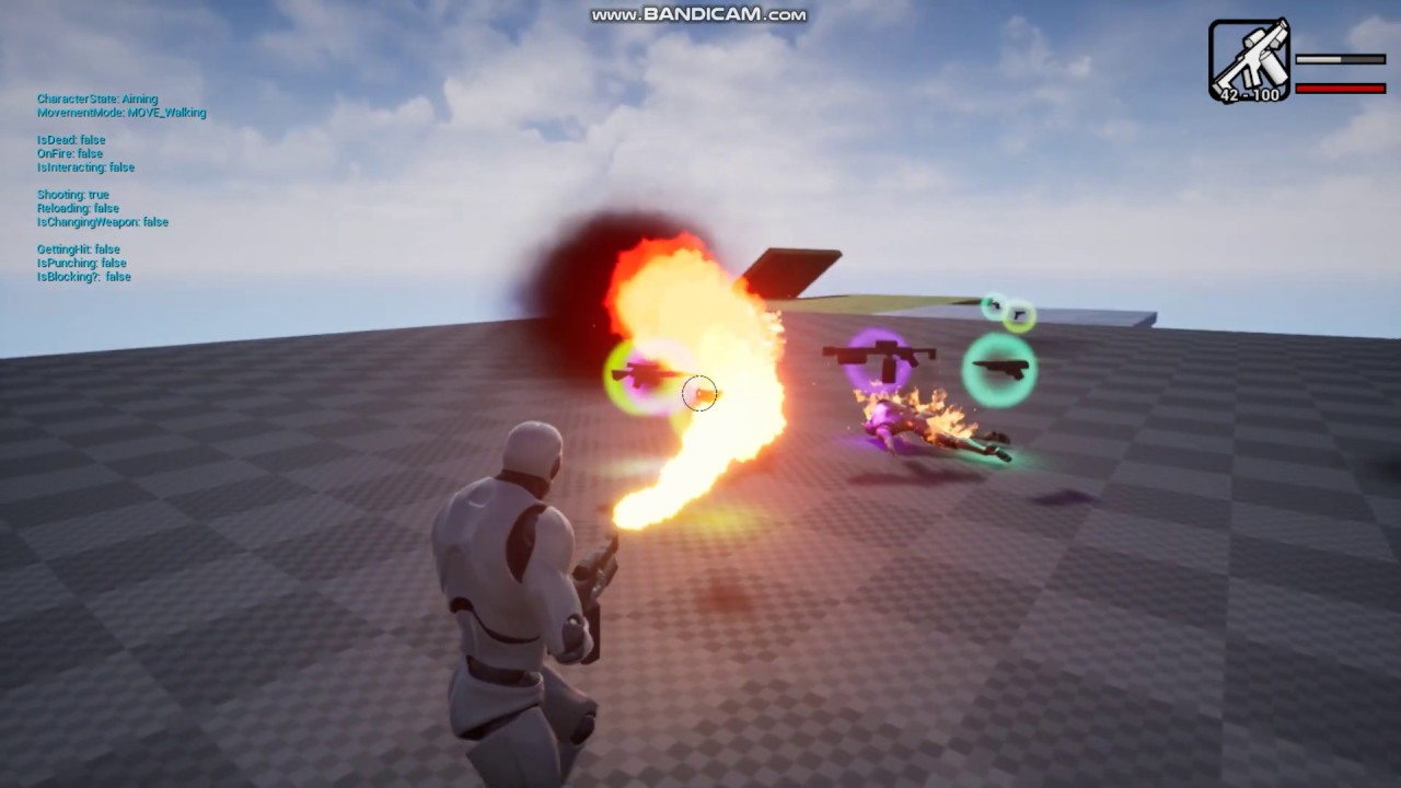 UE4 GTA Style Weapon/Combat System - Public Test Video