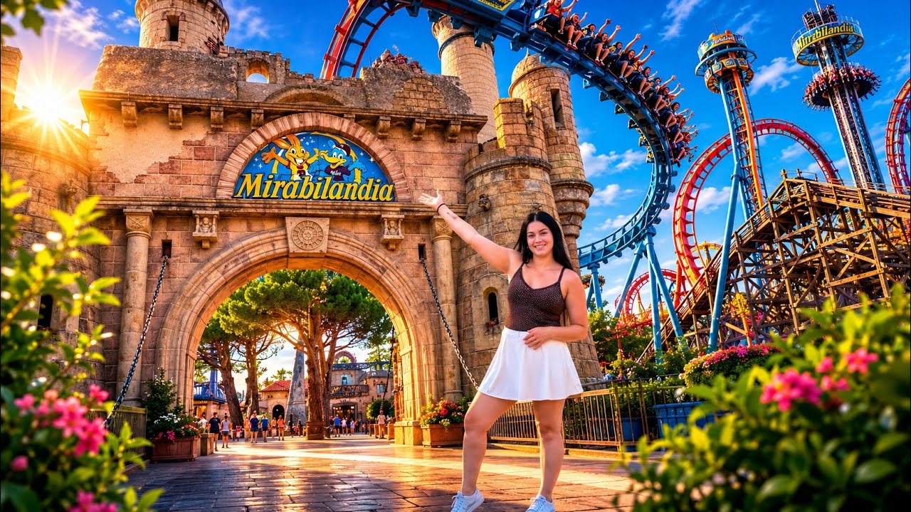 VLOG | POJECHALIŚMY DO MIRABILANDII WE WŁOSZECH 🇮🇹 🎢🎡