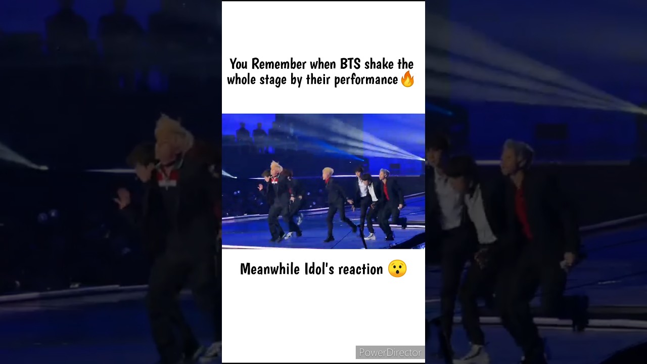 Idol's Reaction😲 when BTS shake the whole stage by their performance🔥