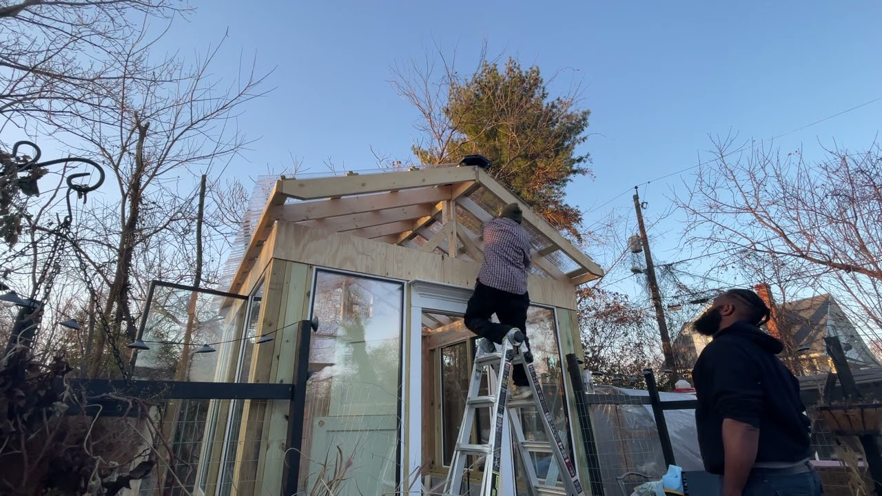 I Complained, So They Fixed The Door | More work On The greenhouse| Gardenaddictz