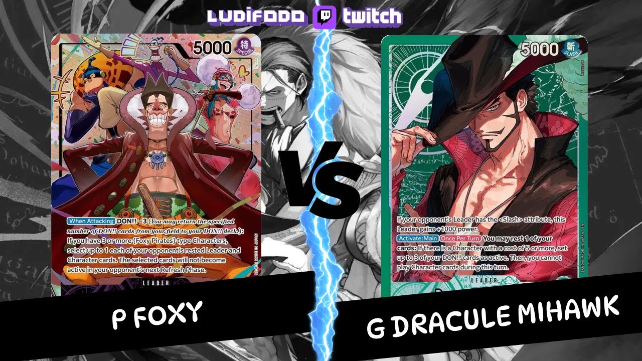 OP14-EB04: Ranked Sim P Foxy VS G Mihawk - One Piece TCG Card Game