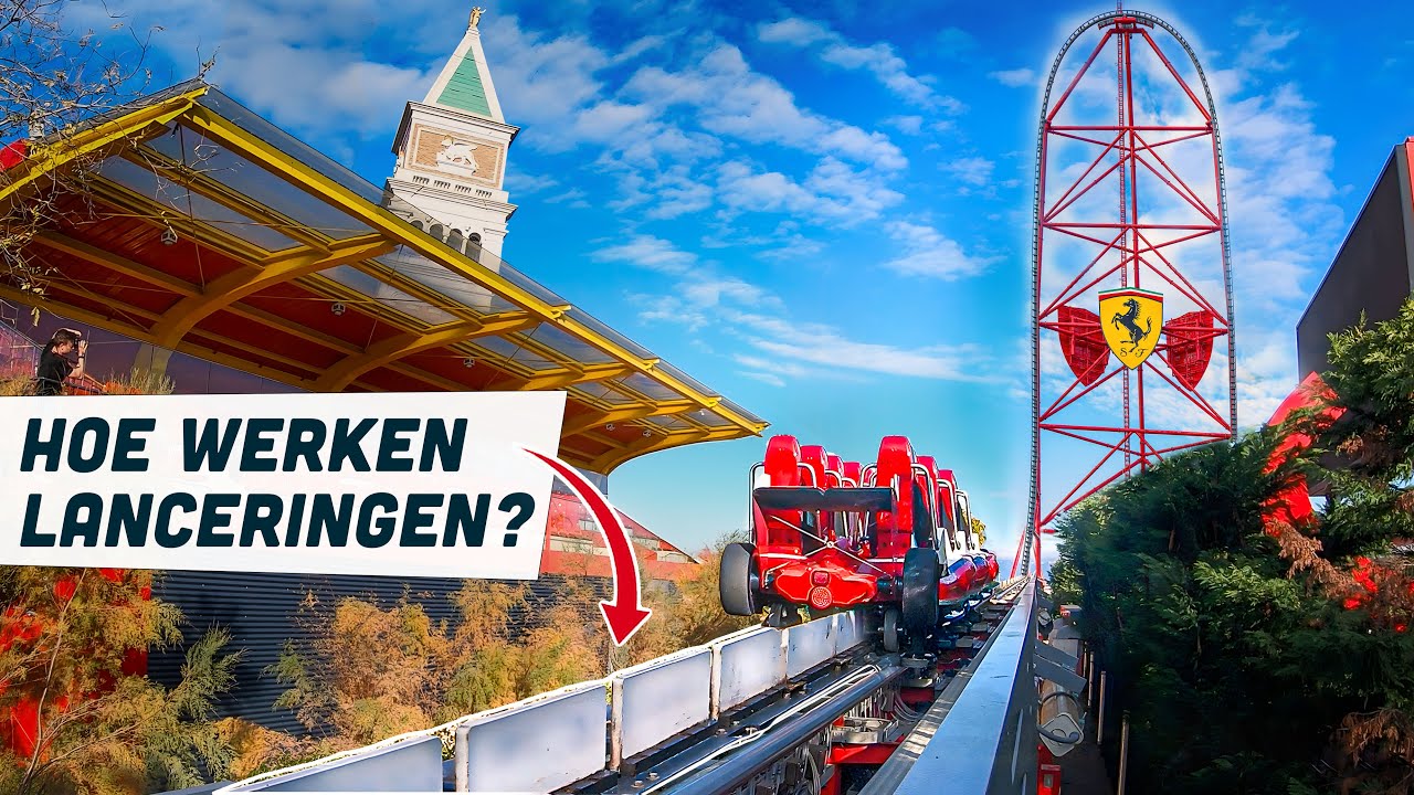 Hoe Werkt de Snelste Lanceerachtbaan ter Wereld? 🎢 | Backstage bij Red Force & Furius Baco