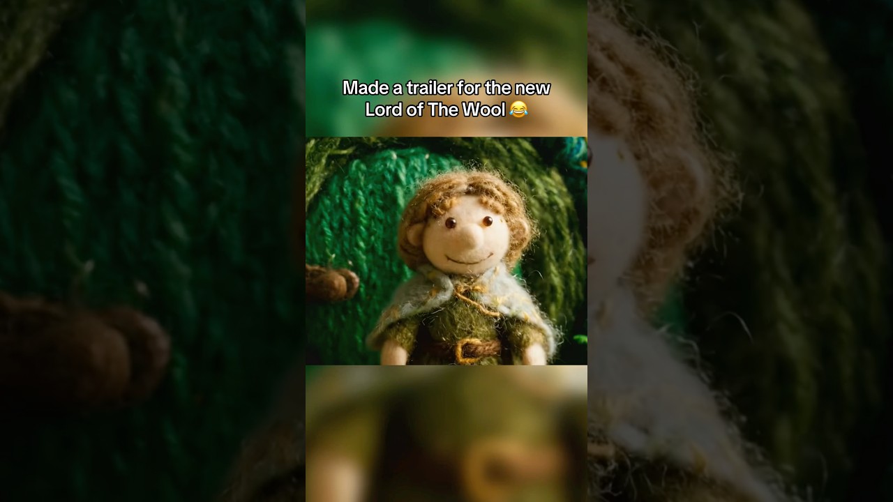 Generated a wool version of Lord of The Rings &ldquo;Lord of the Wool&rdquo; #lotr #googleveo #aiartist