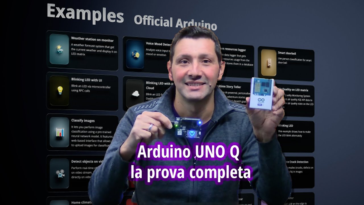 Arduino Uno Q: due cervelli (MCU+MPU) con Debian e App Lab – test completo