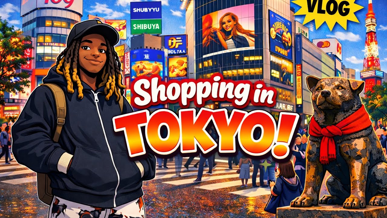 SHOPPING IN TOKYO VLOG  (CHROME HEARTS & POKEMON)