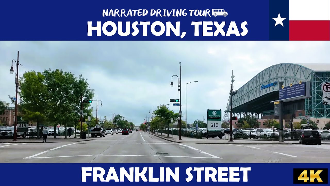 🚗 Houston, Texas &ndash; Franklin Street 🚦 4K Drive