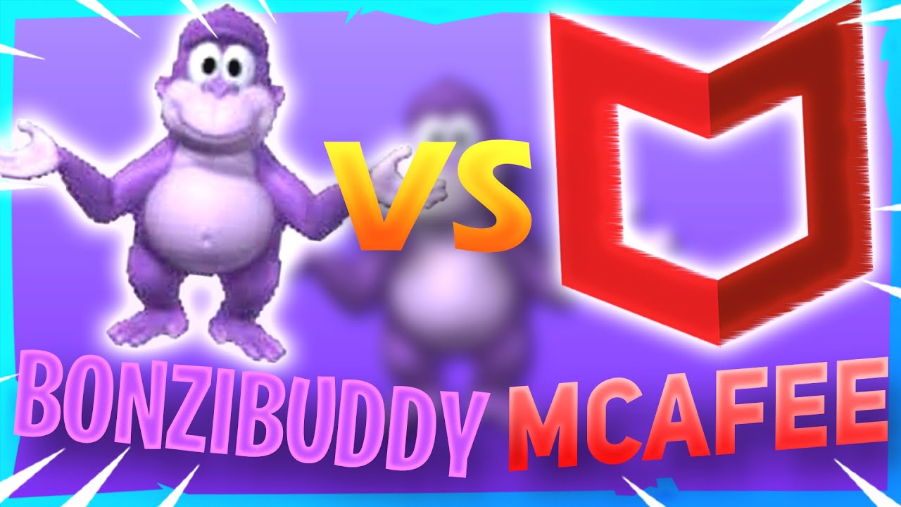 McAfee Antivirus VS BonziBuddy Virus! | Antivirus Test