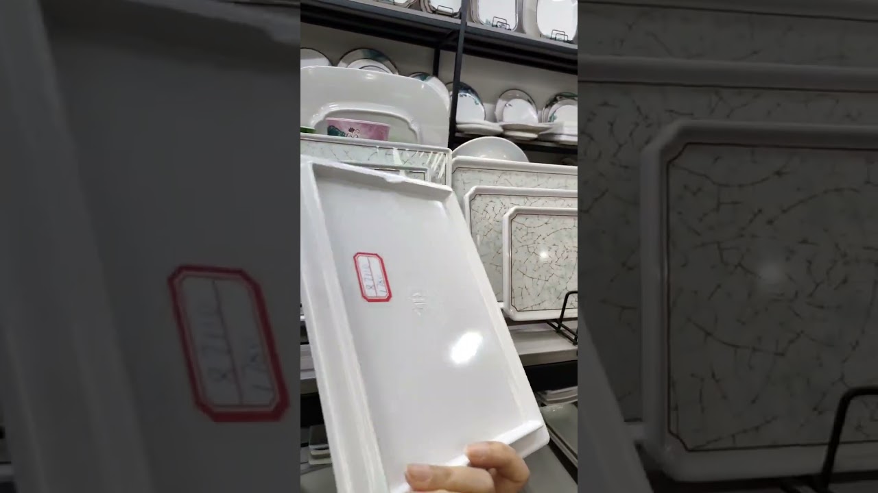 Full printed rectangle melamine plate,  high quality 100% melamine