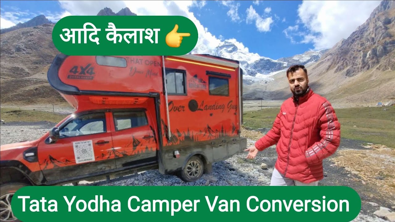 Tata Yodha Camper Van Conversion Review at ADI Kailash। । || #tatayodha #campervans 