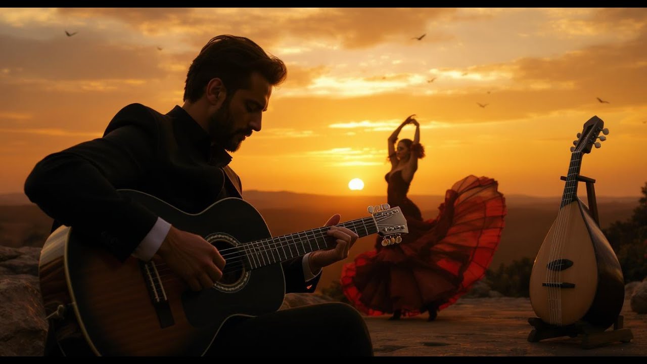 Spanish Guitar & Arabic Oud ☕︎ Best Flamenco Rumba Instrumental for Relaxation an Chill